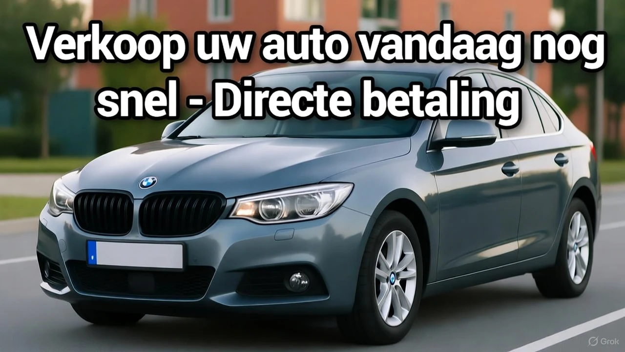Verkoop uw auto vandaag nog snel - Directe betaling