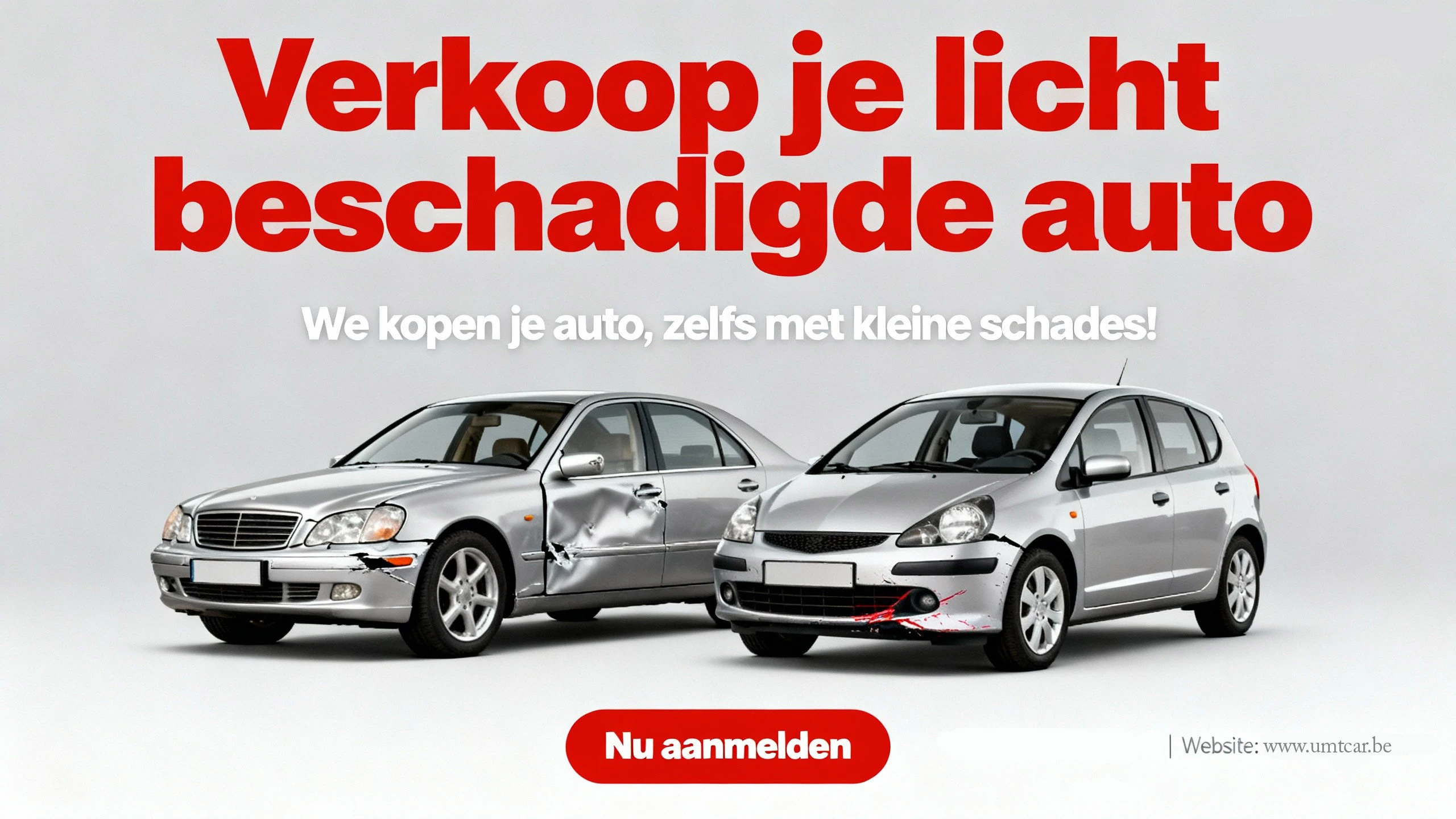 Wij Kopen Uw Beschadigde Auto Voor De Beste Prijs !