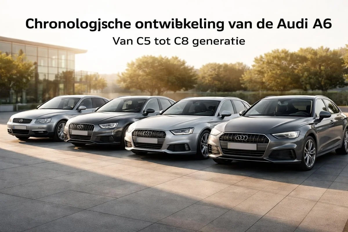 Audi_A6_generatieoverzicht