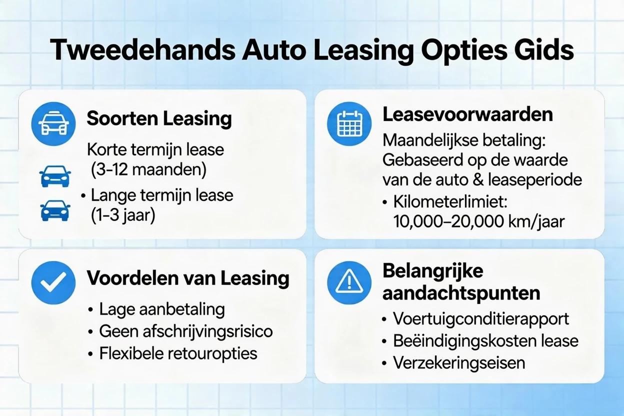 Leasing Opties voor Tweedehands Auto’s