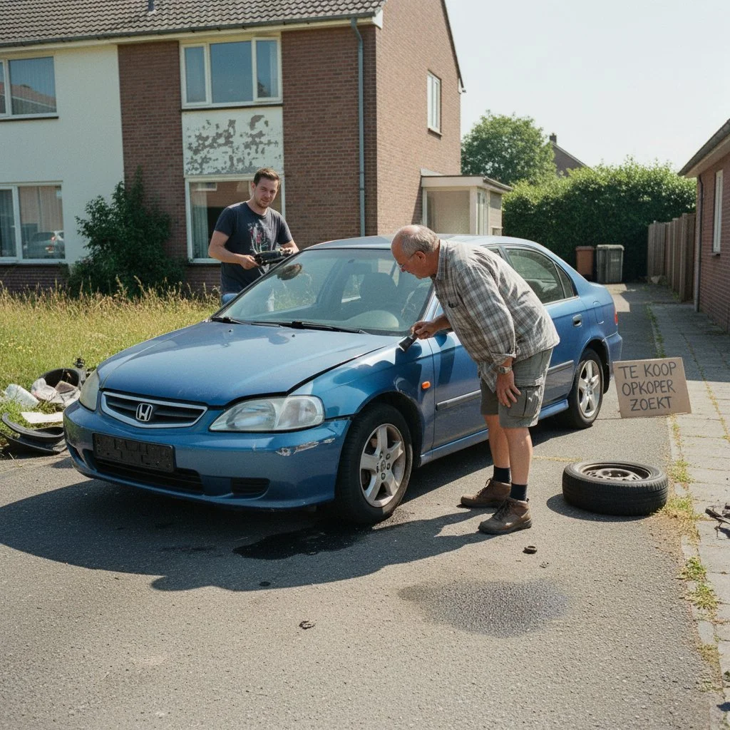 opkoper, auto met schade verkopen