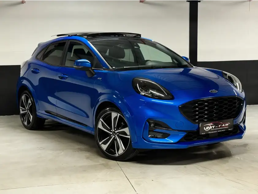 Ford Puma ST-Line X 1.0 Hybrid 72000 km Full Blauw Top! - Afbeelding 1