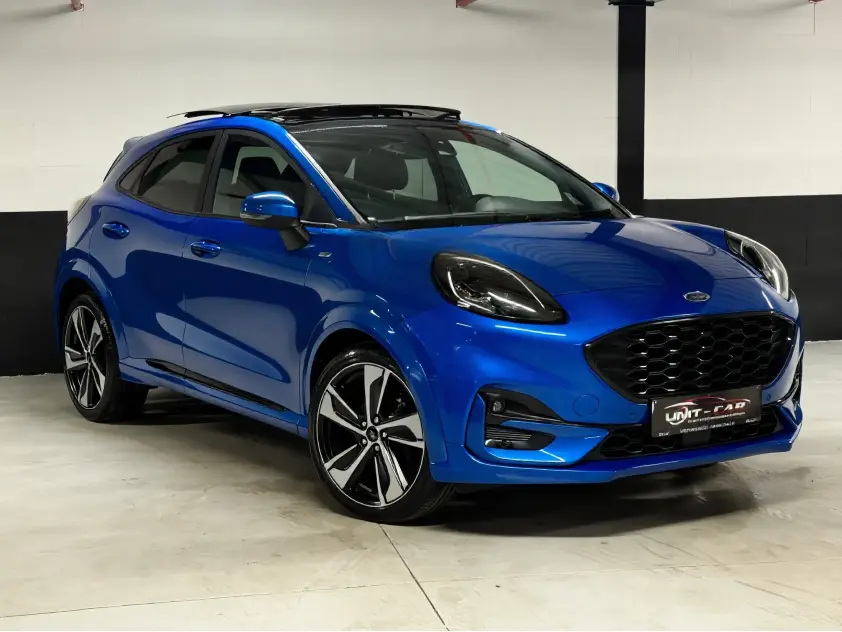 Ford Puma ST-Line X 1.0 Hybrid 72000 km Full Blauw Top! - Afbeelding 1